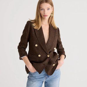 J. Crew Bristol Wool Herringbone Blazer